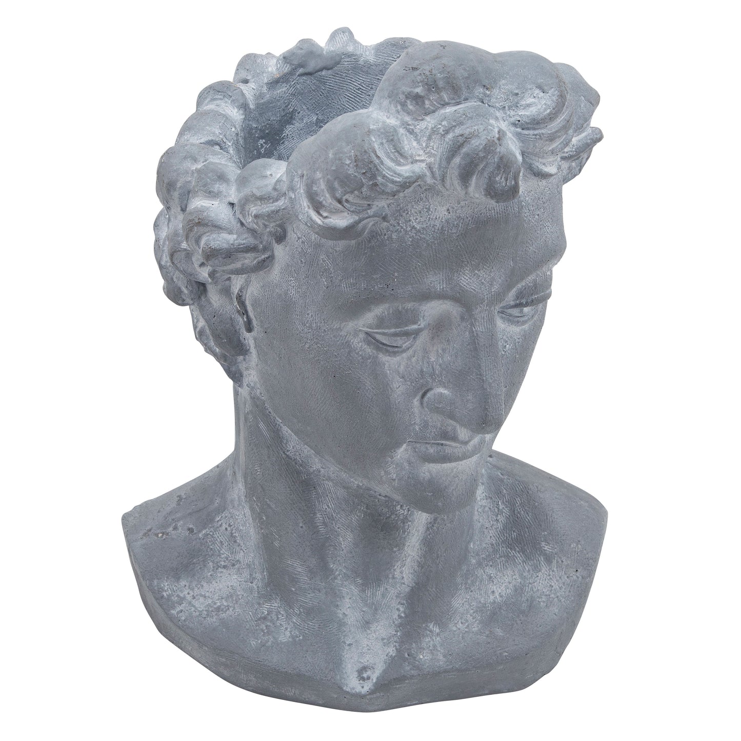 Resin Apollo Bust 21" - Gray