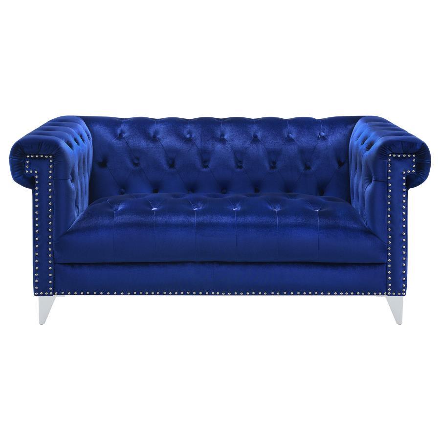 Bleker - Loveseat - Blue