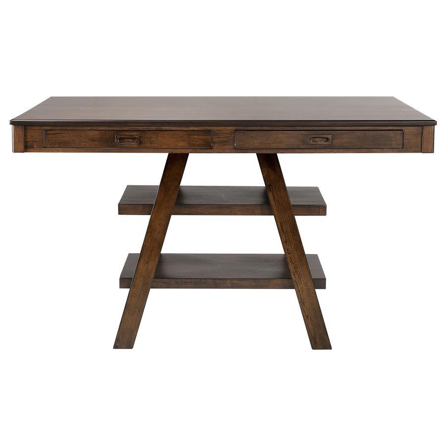 Dewey - Counter Height Table - Brown