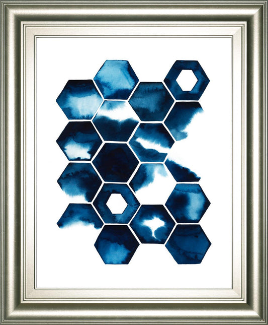 Stormy Geometry II By Grace Popp 22x26 - Blue