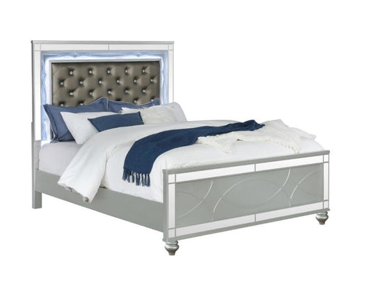 Gunnison - Panel Bed with LED Lighting