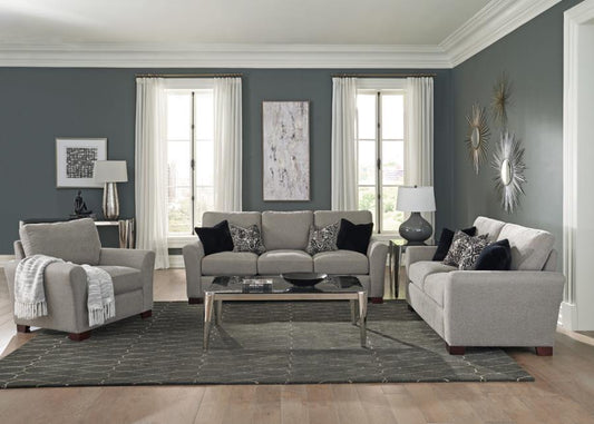 Drayton - Loveseat - Pearl Silver