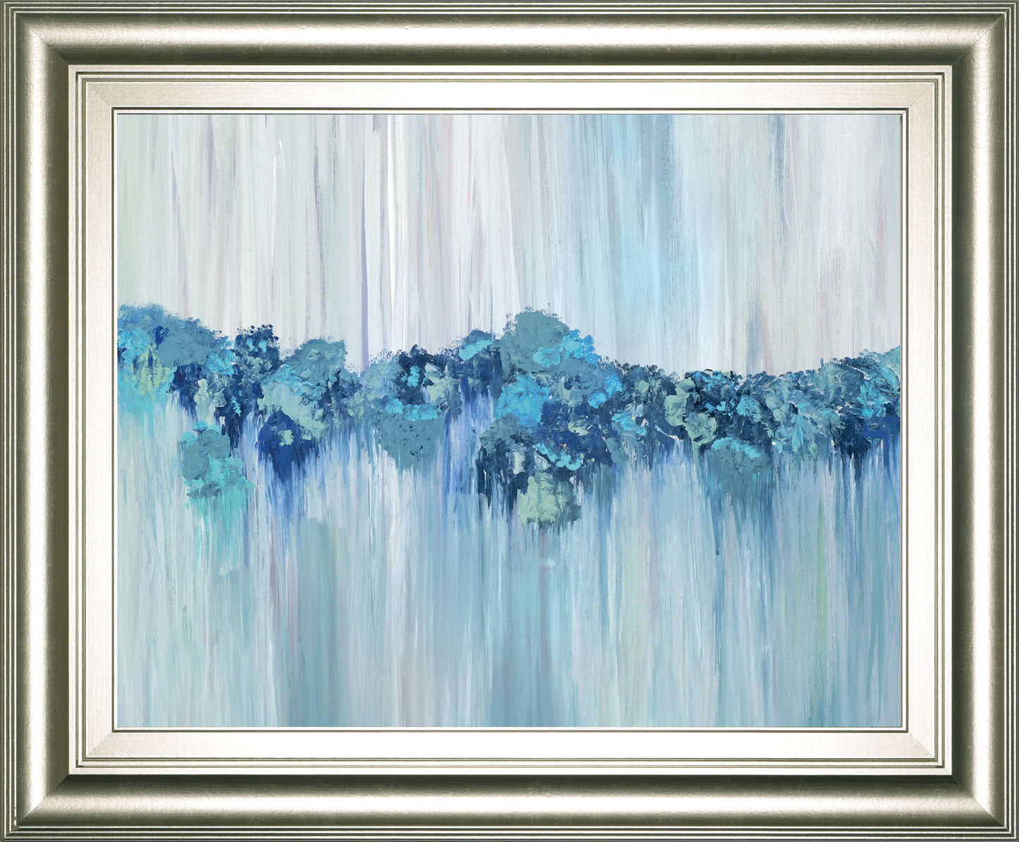 Keeping Calm By Sofia Veysey - Framed Print Wall Art - Blue