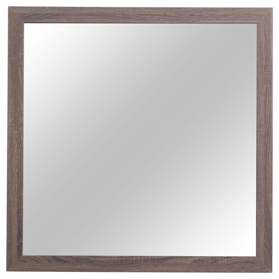 Brantford - Rectangle Dresser Mirror - Barrel Oak