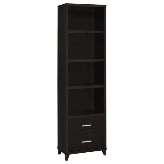 Lewes - 2-Drawer Media Tower - Brown