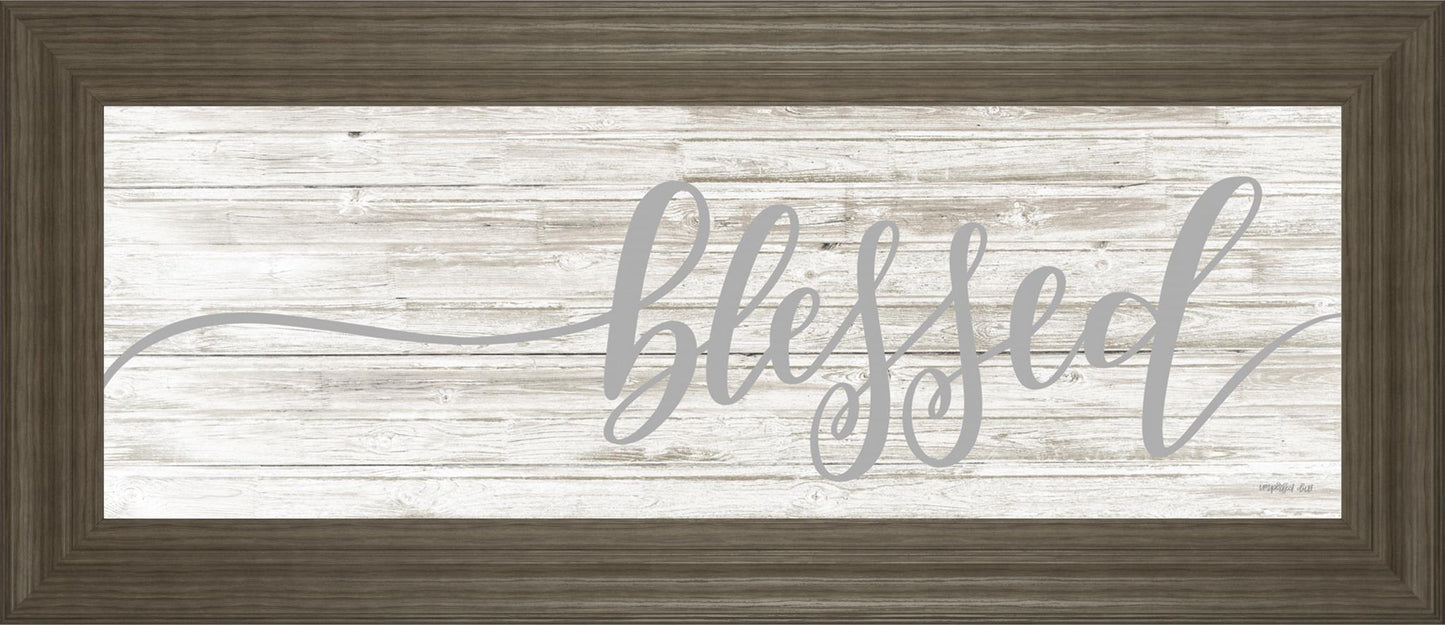 Blessed By Imperfect Dust 18x42 - White