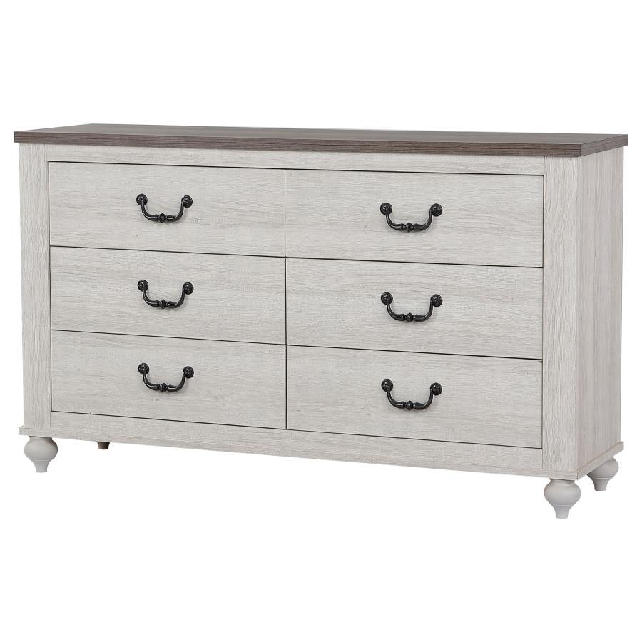 Stillwood - 6-Drawer Dresser - White