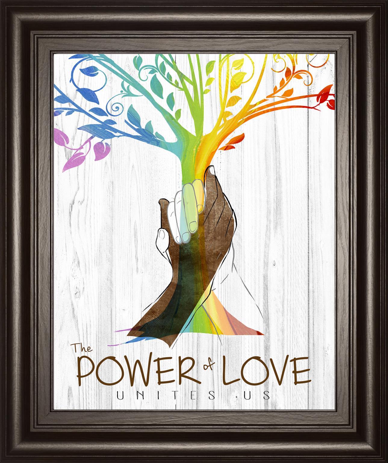 Power of Love By Kelly Donovan 22x26 - Dark Brown