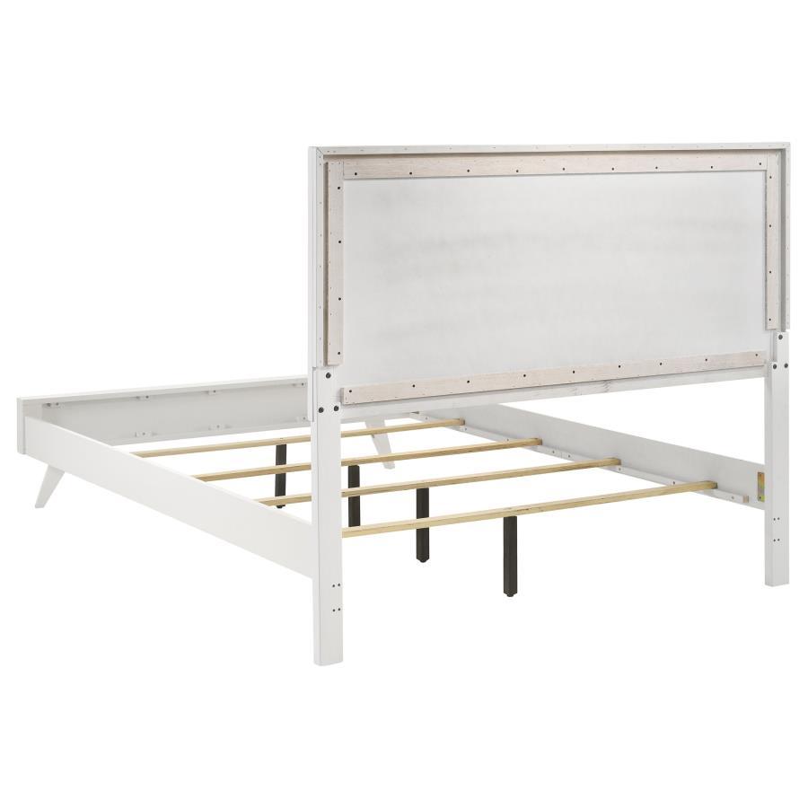 California King Bed 5 Piece Set - White