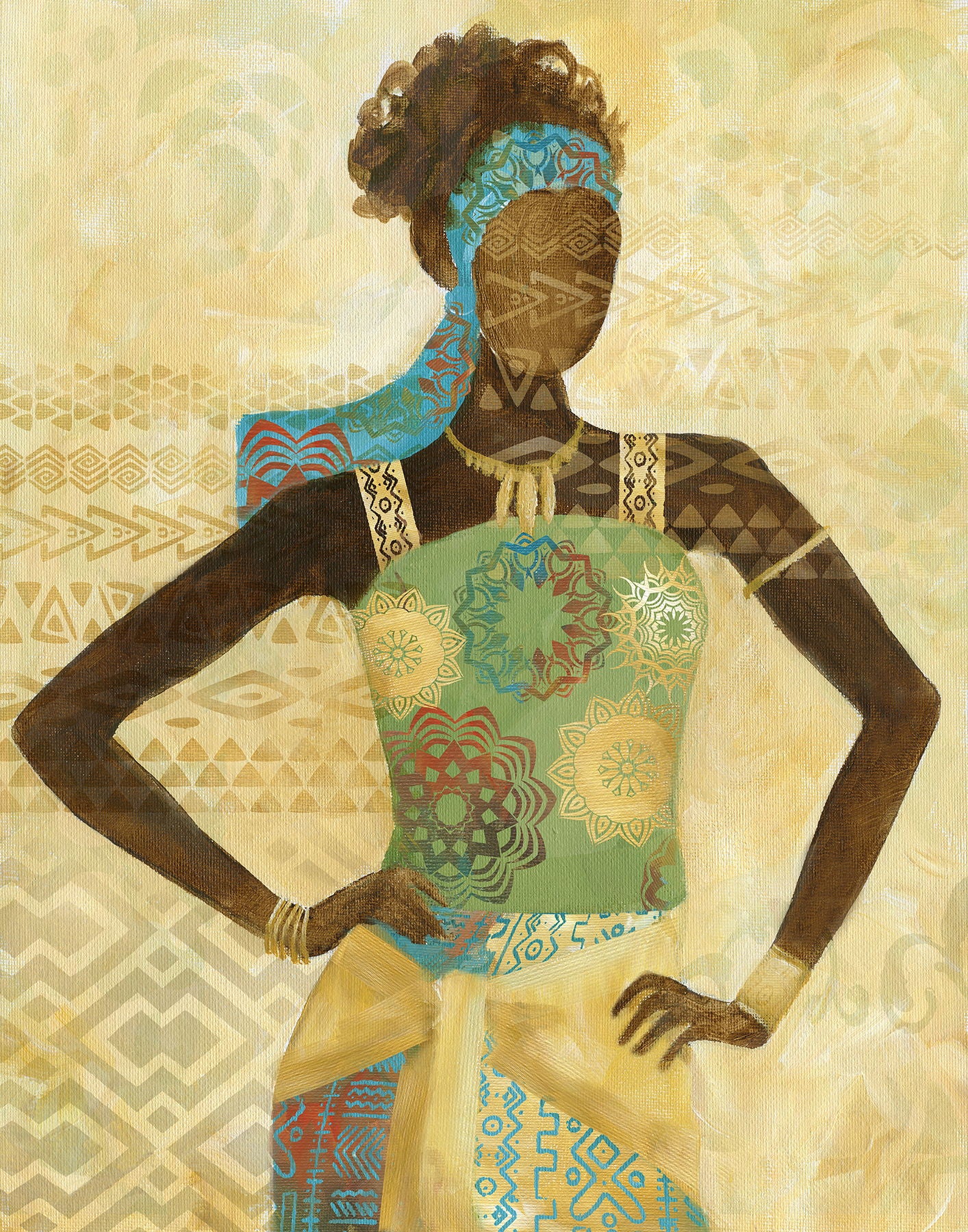 Framed - Tribal Vision I By Nan