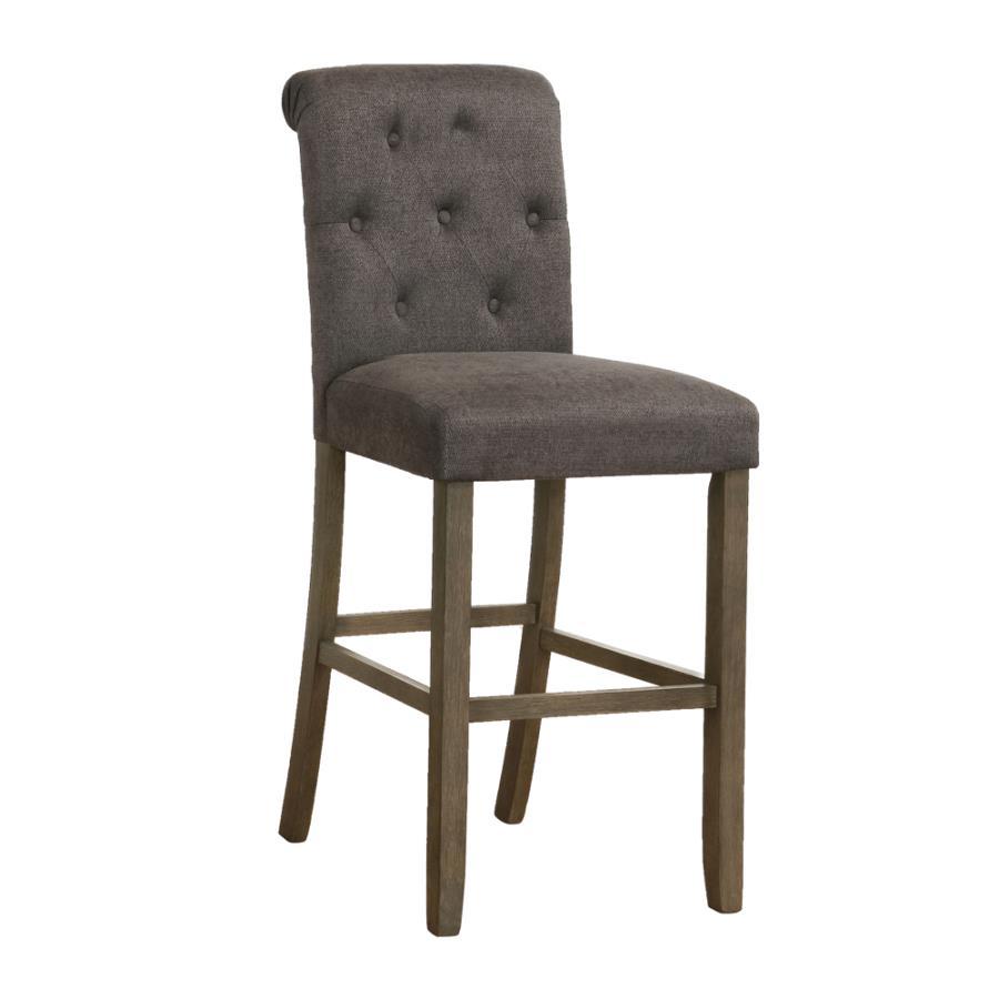 Coaster - Tufted Back Bar Stools (Set of 2)