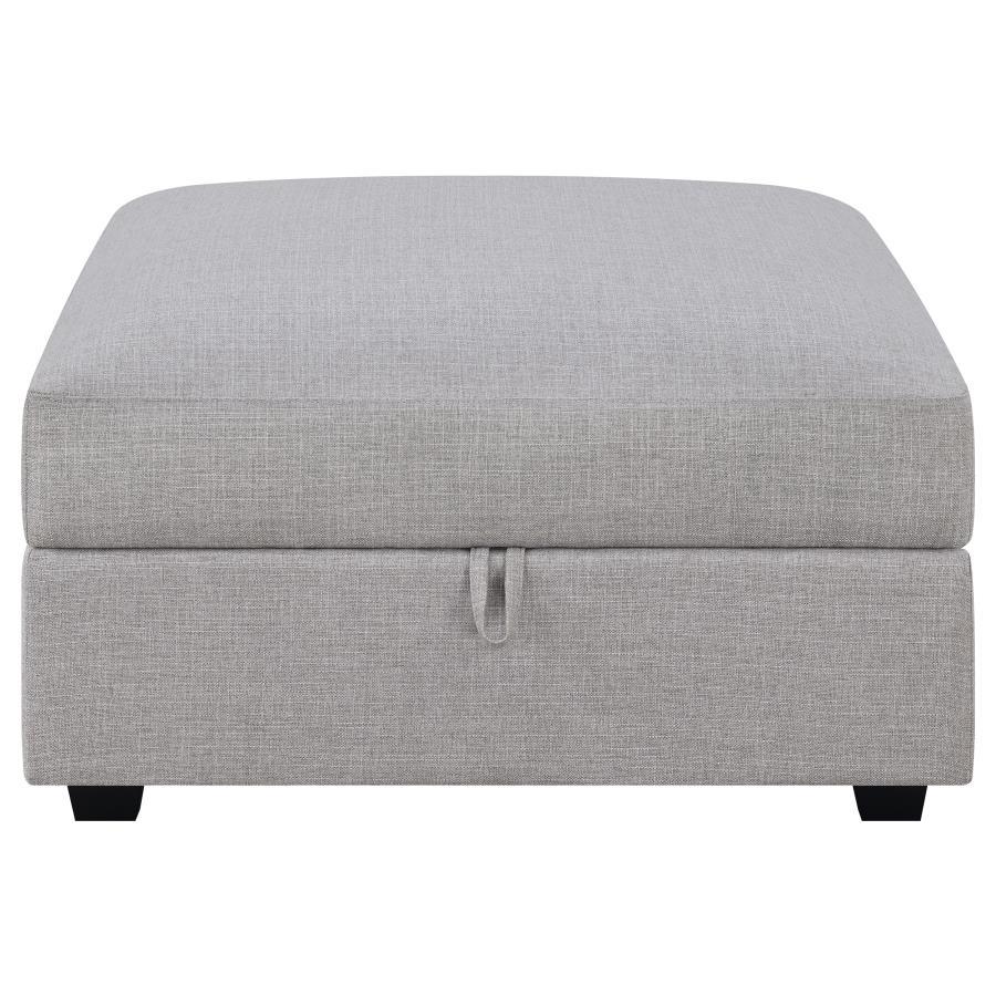 Cambria - Storage Ottoman - Grey