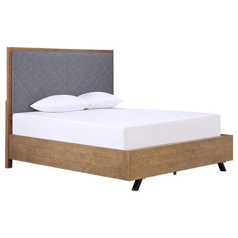 Taylor - Queen Bed - Light Brown