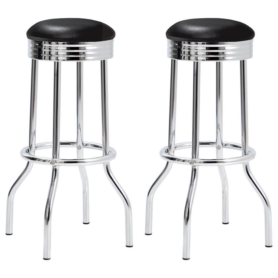 Coaster - Upholstered Top Bar Stools (Set of 2)