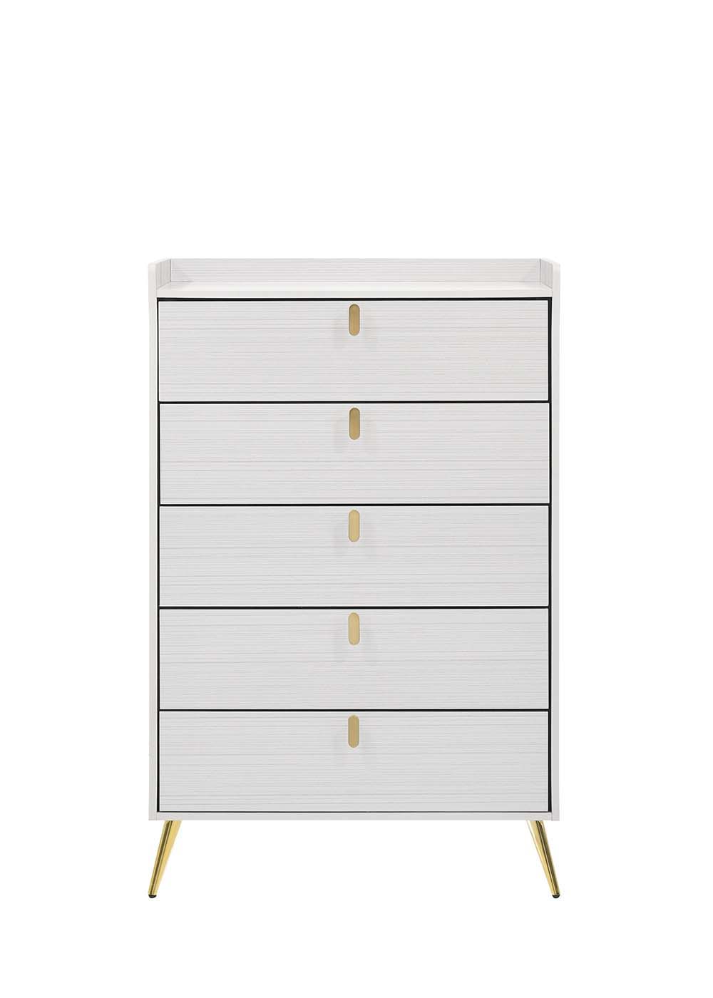 Zeena - Chest - White Finish