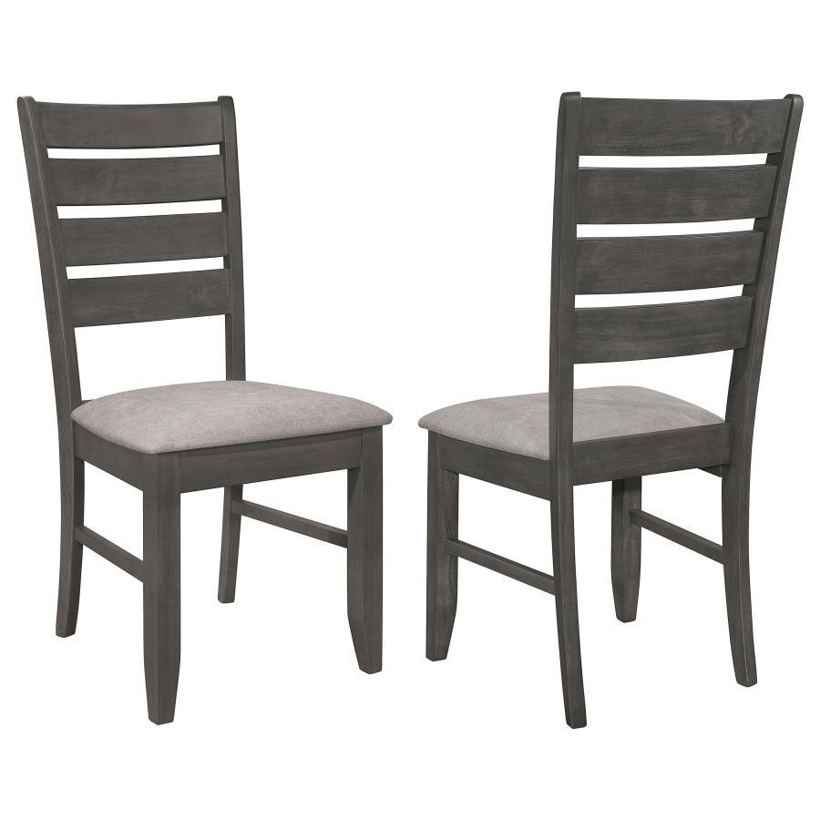 Dalila - Side Chair (Set of 2) - Dark Gray