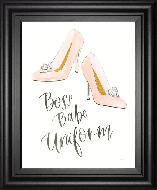 Boss Babe III By Jenaya Jackson - Framed Print Wall Art