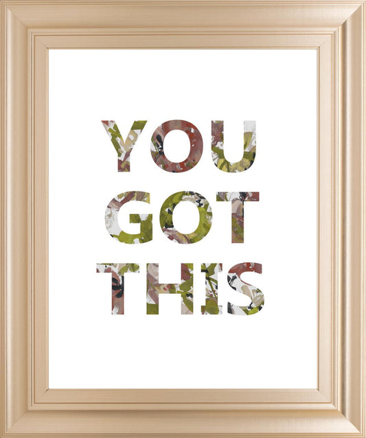 Empower Flowers III By Jennifer Goldberger 22x26 - Green