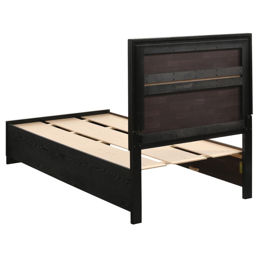 Miranda - Twin Bed 4 Piece Set - Black