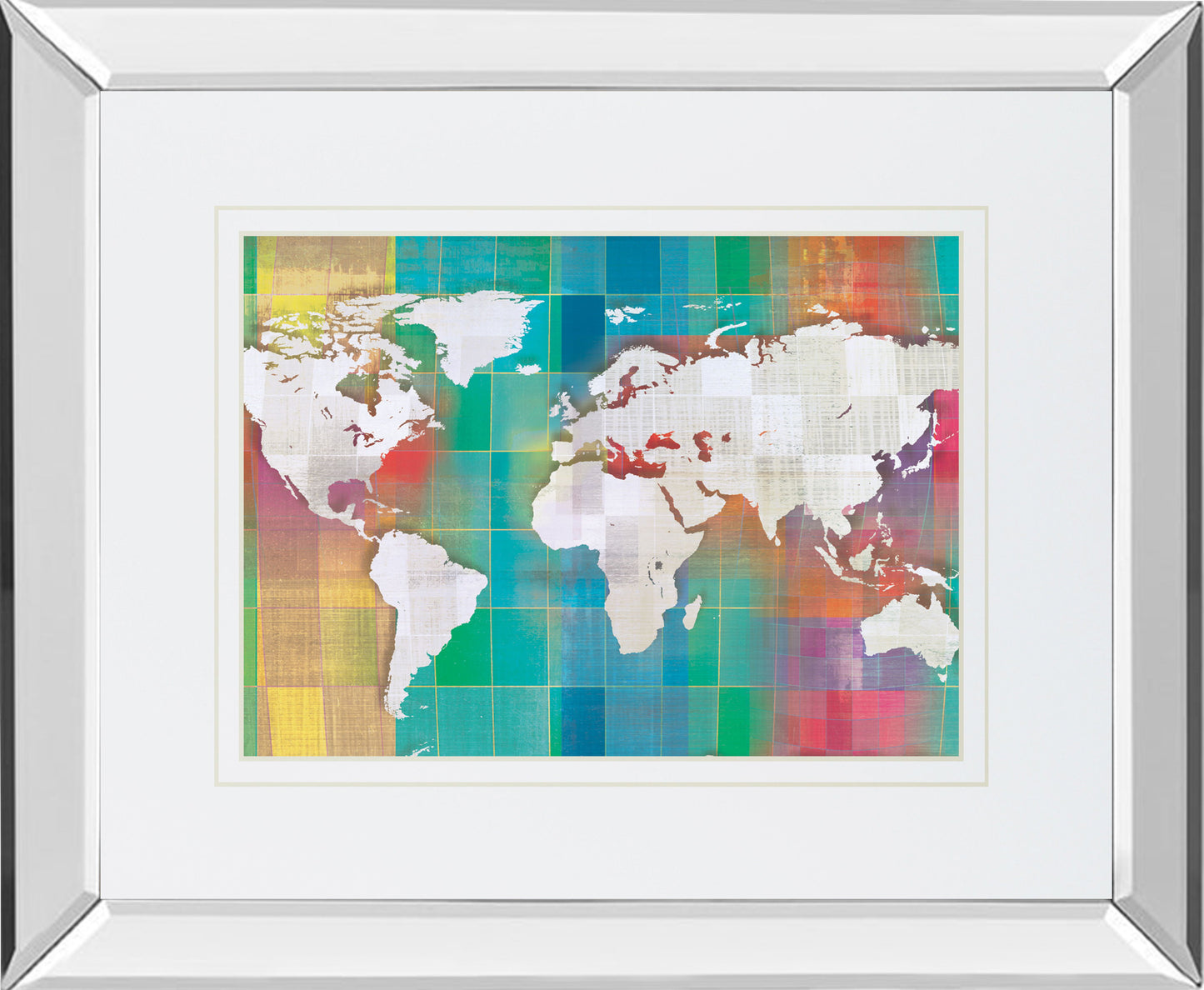 Color My World By Venter T. Mirrored Frame