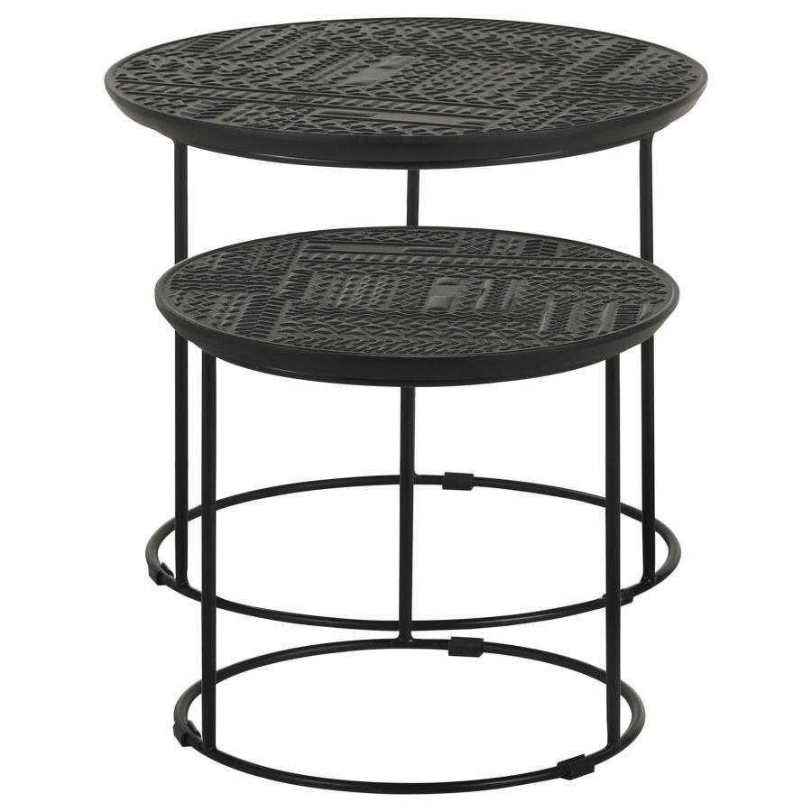 Loannis - 2 Piece Nesting Tables - Black