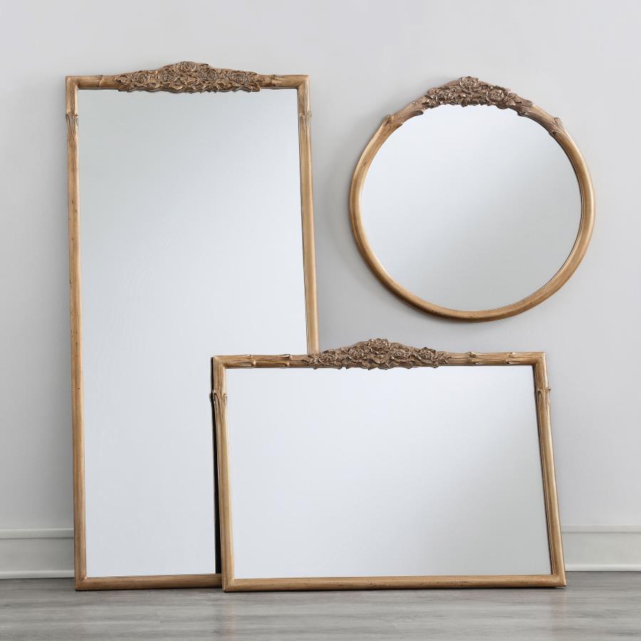 Sylvie - Mantel Mirror - Light Brown