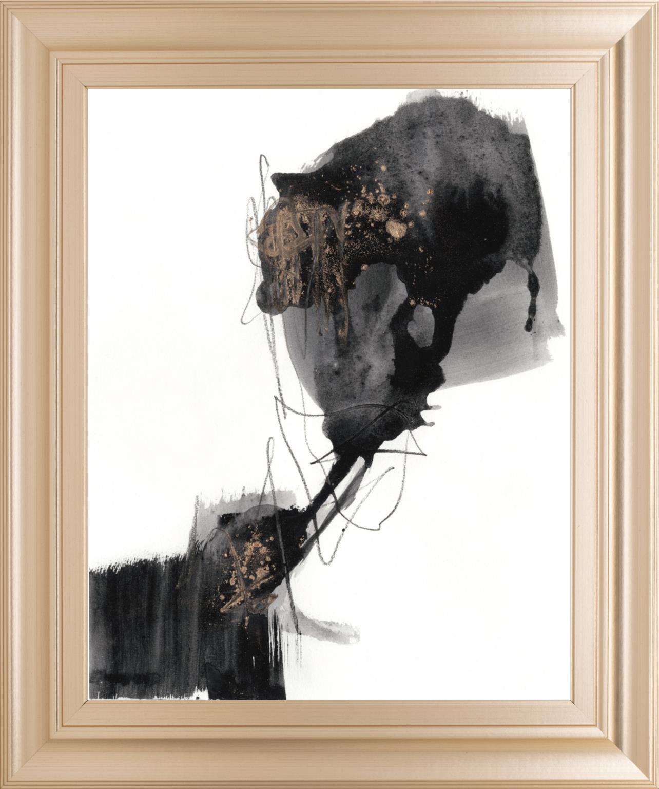 Ebony Step I By Jennifer Goldberger 22x26 - Black