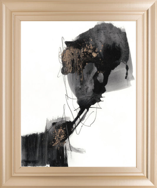 Ebony Step I By Jennifer Goldberger 22x26 - Black