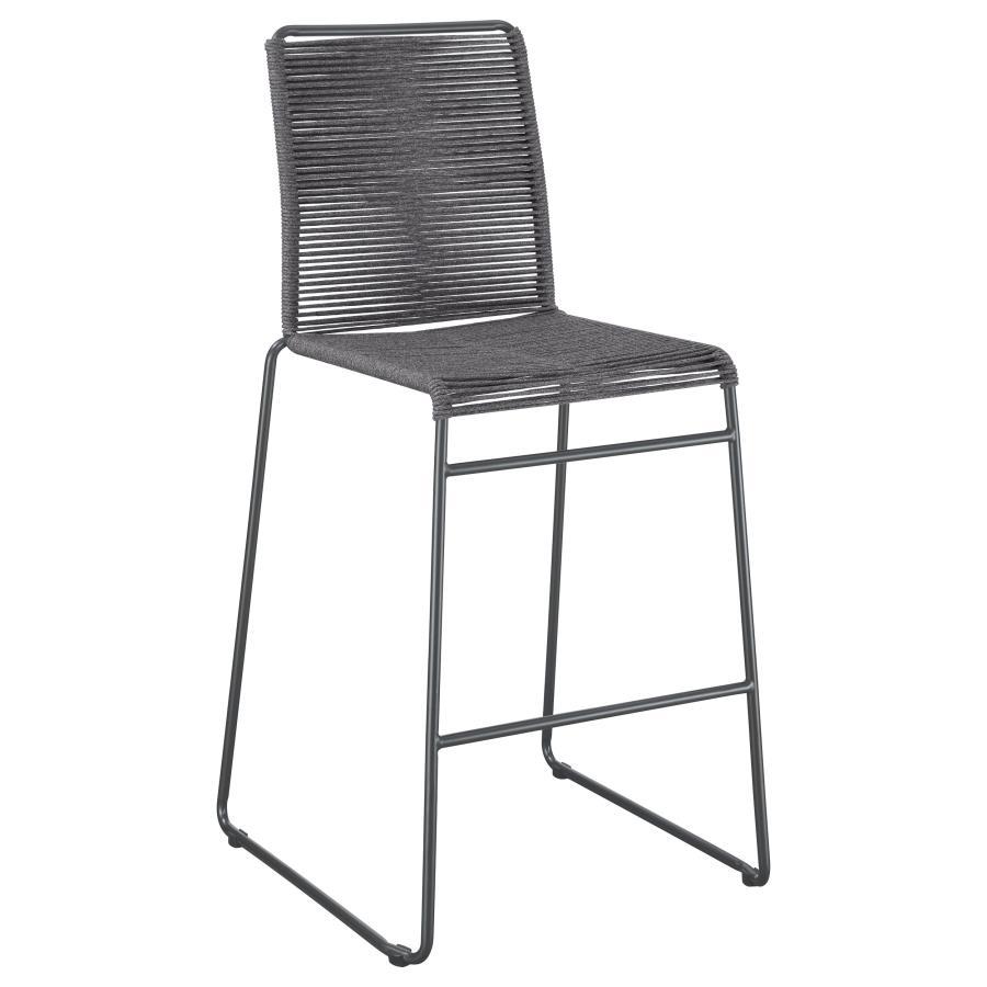 Kai - Woven Bar Stool (Set of 2) - Gray