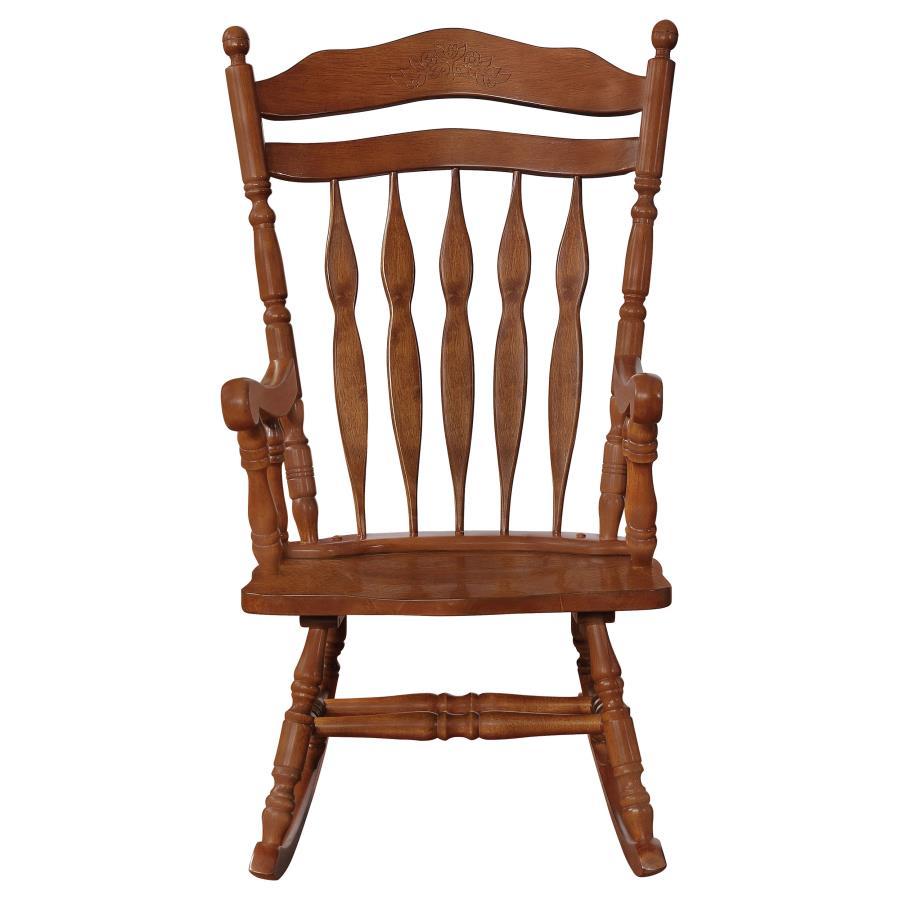 Aylin - Windsor Rocking Chair - Brown