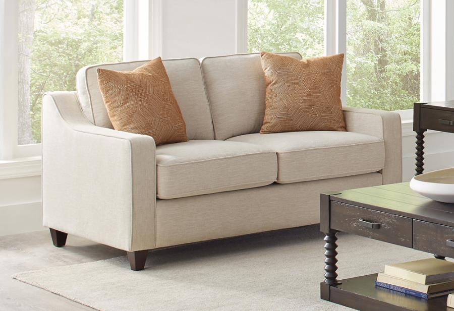 Christine - Loveseat - Beige