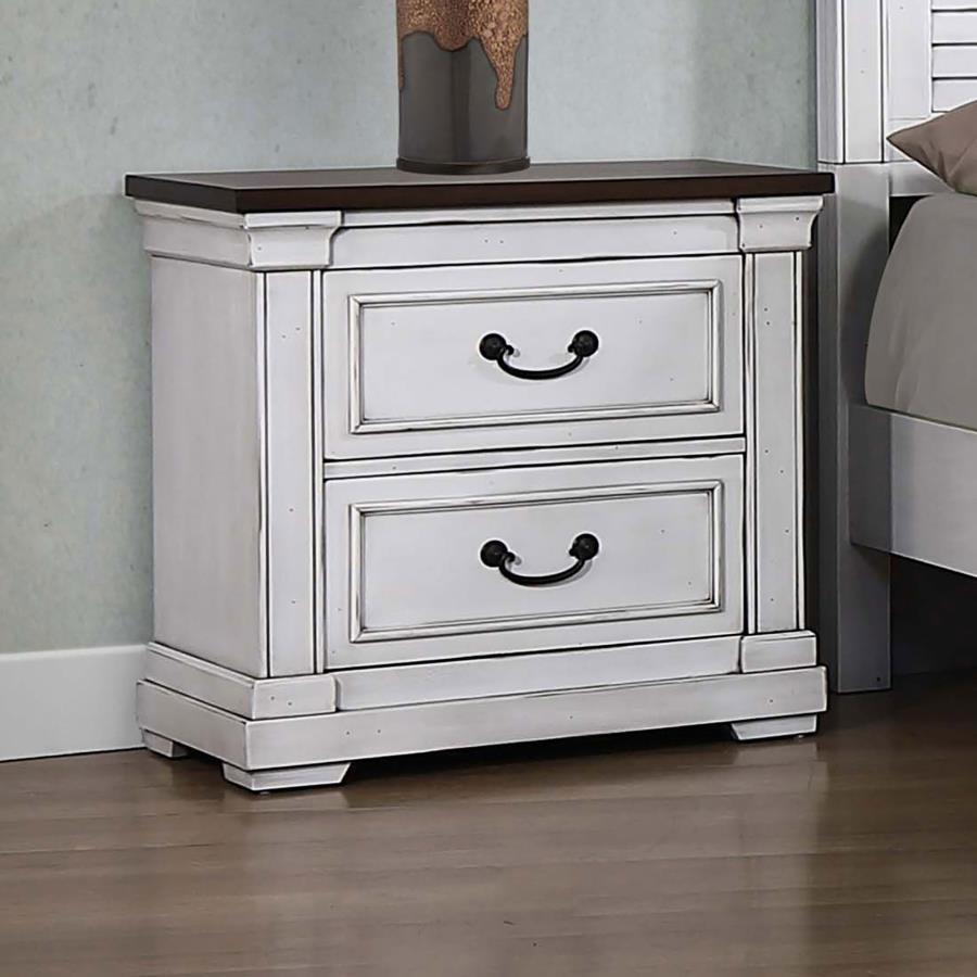 Hillcrest - 2-Drawer Nightstand - White