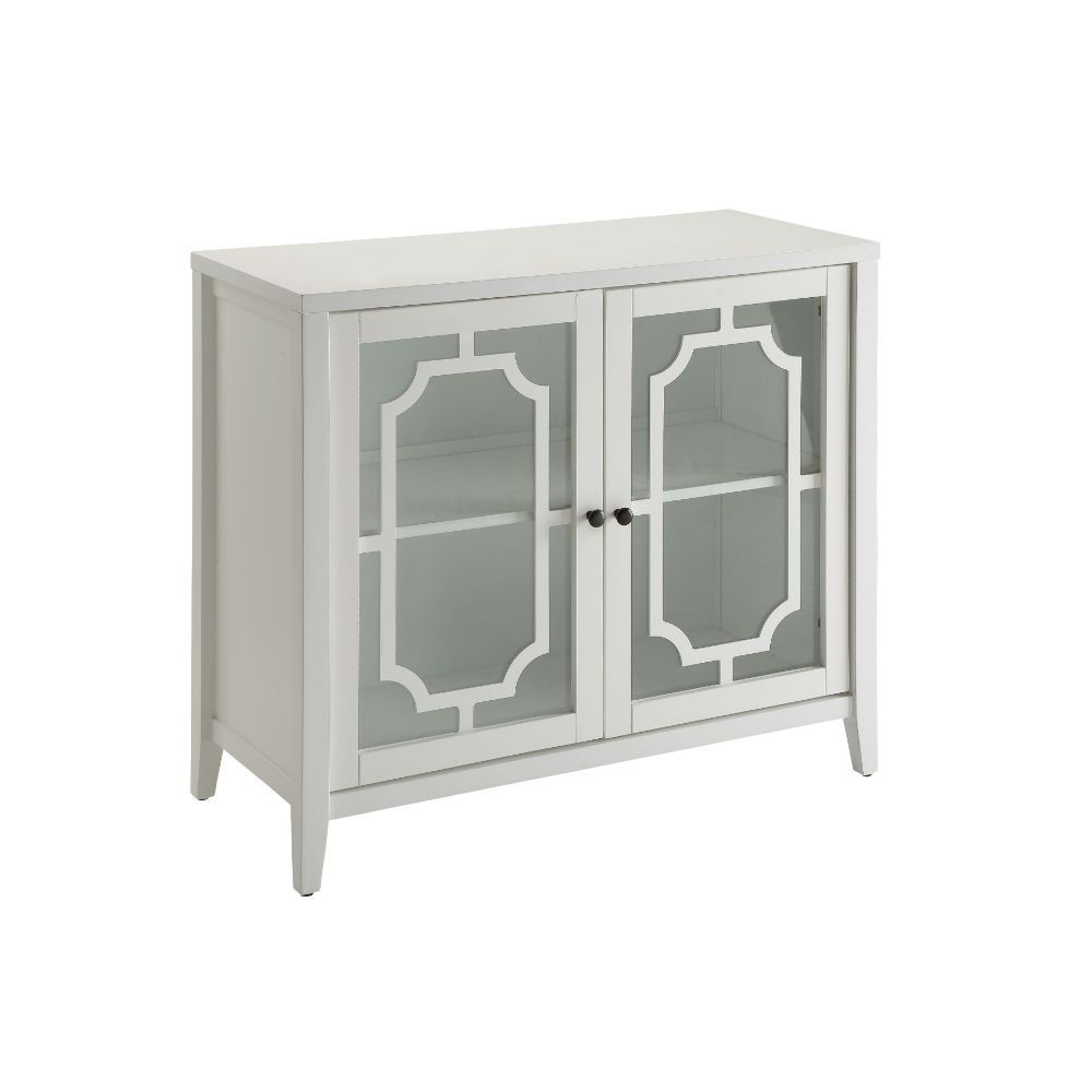 Ceara - Accent Table - White - 30"