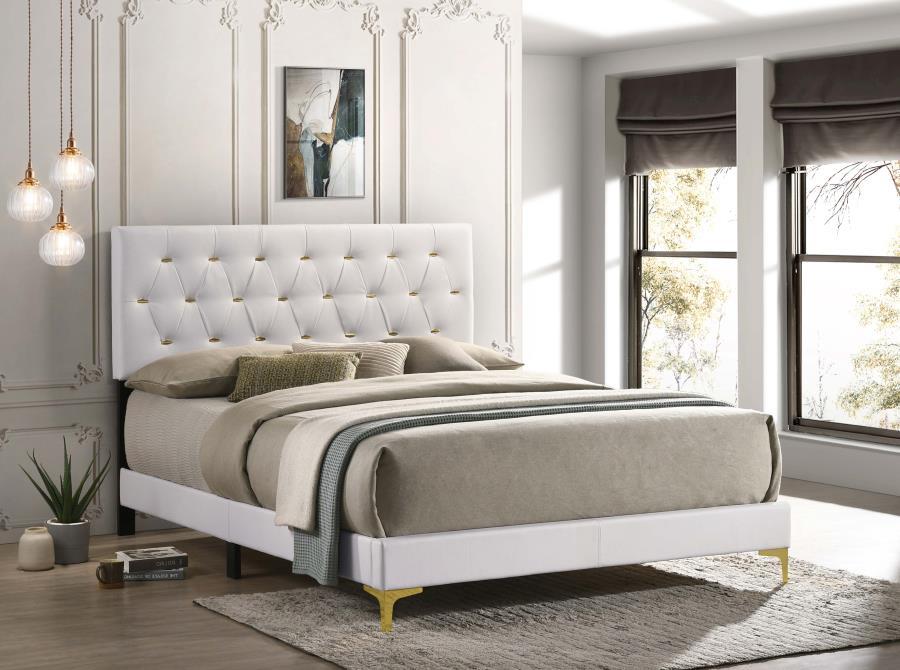 Kendall - Queen Bed - White