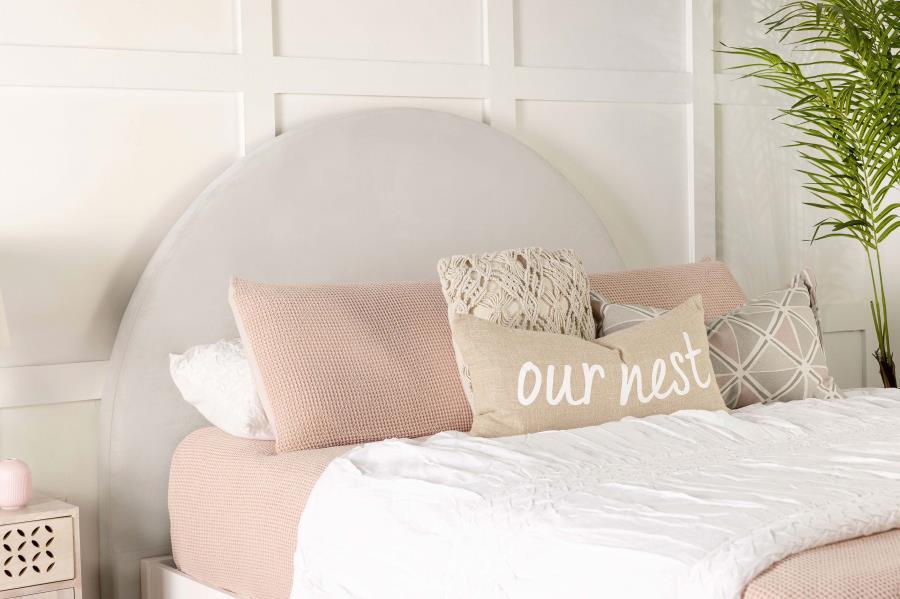 June - Queen Headboard - Beige