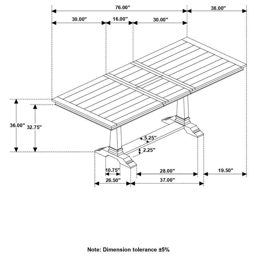 Avenue - Counter Height Table - Brown