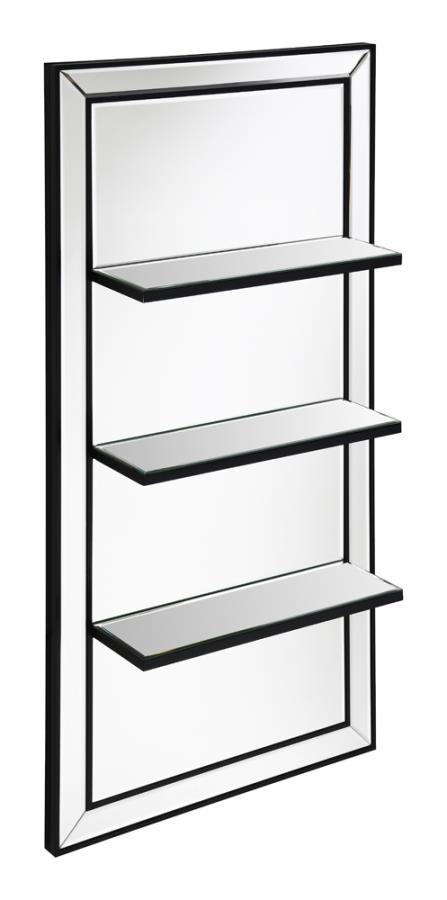 Oriel - 3-Shelf Rectangle Wall Mirror