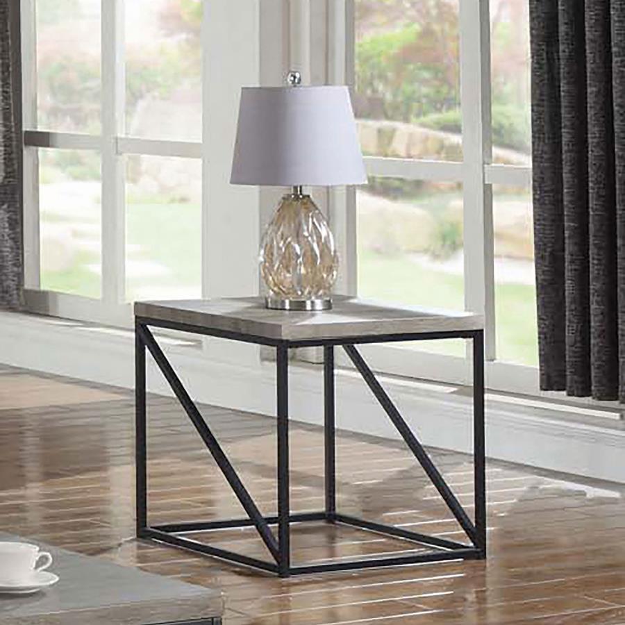 Birdie - Square End Table - Black