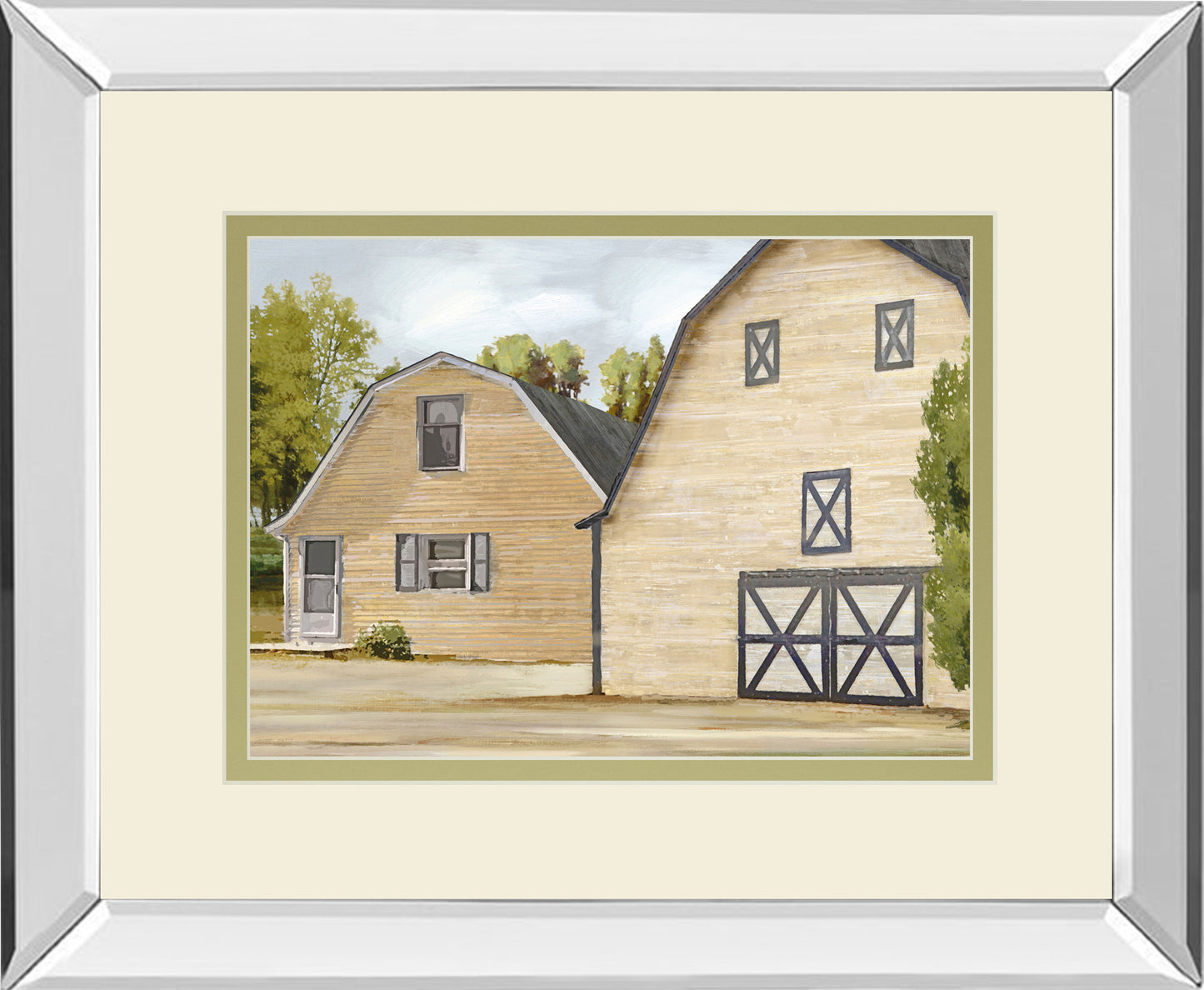 Contemporary Farm By Mark Chandon Mirrored Frame