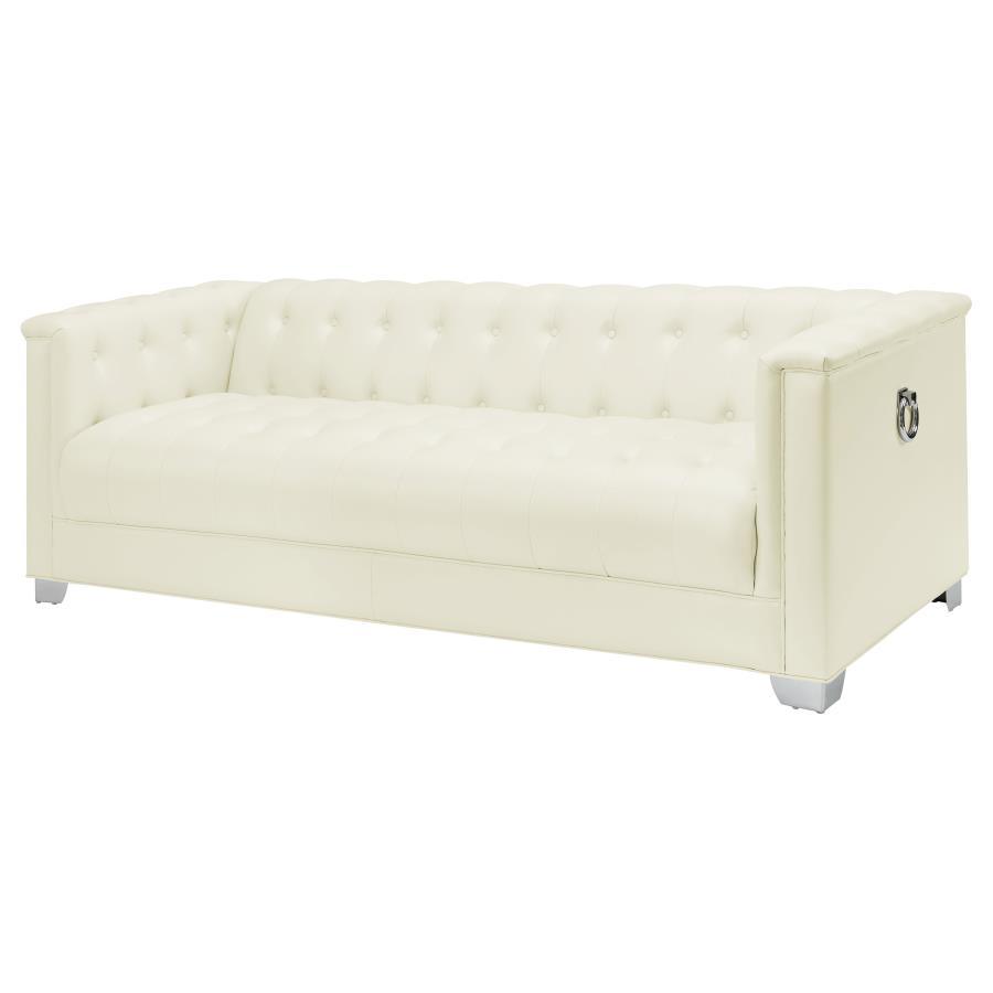 Chaviano - Sofa - Pearl and White