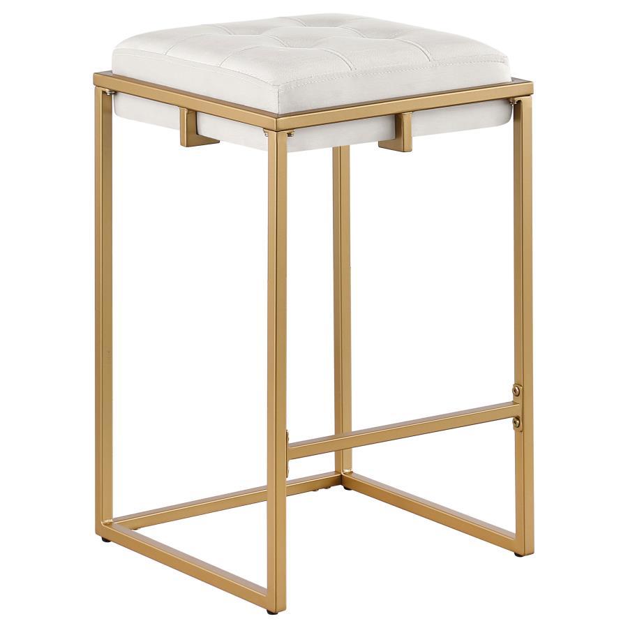 Nadia - Counter Height Stool (Set of 2) - Beige