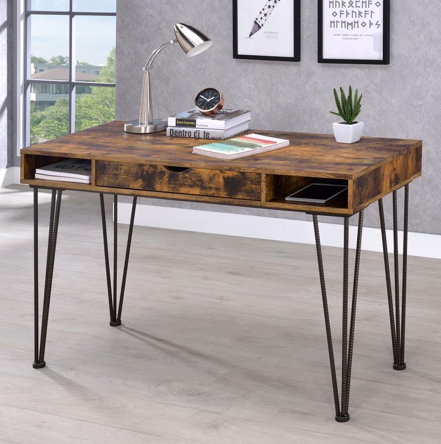 Olvera - Writing Desk - Brown