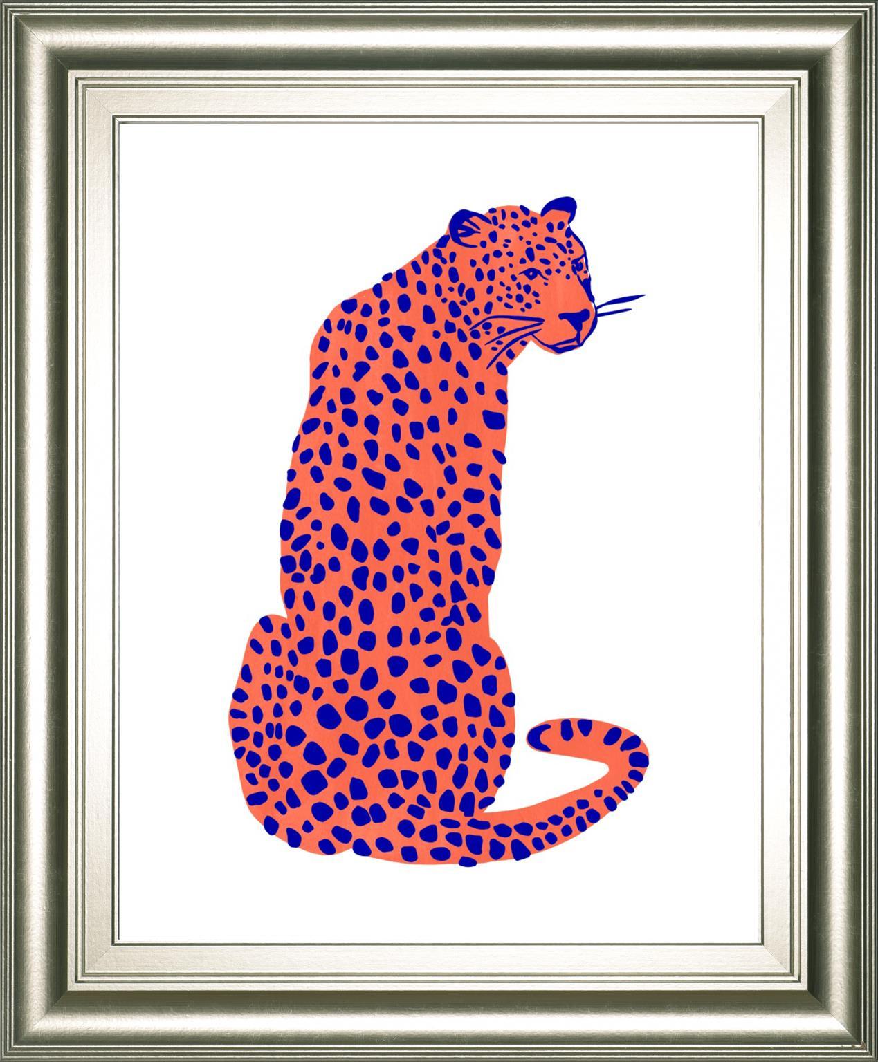 Bright Leopard II By Emma Scarvey 22x26 - Pink