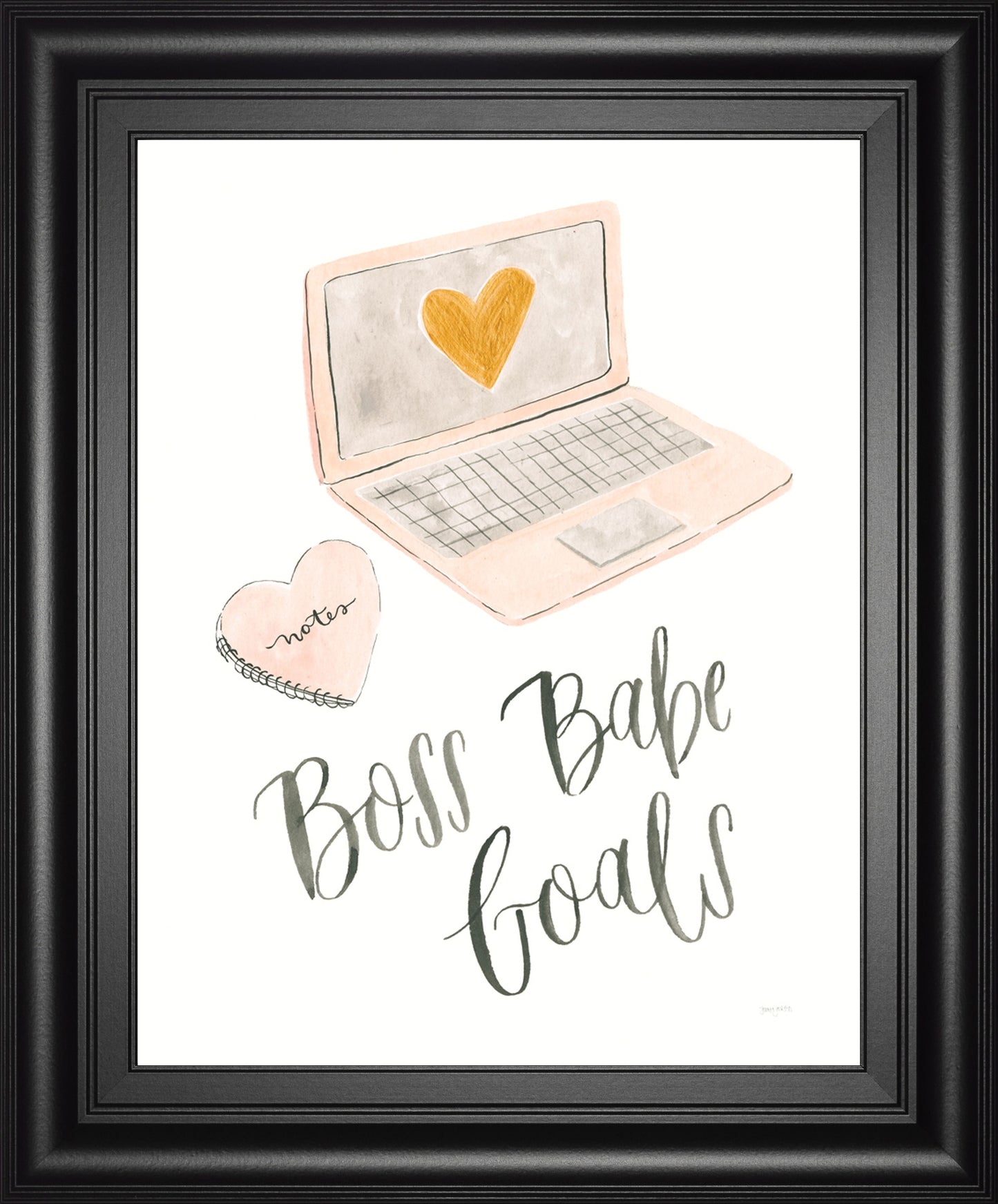 Boss Babe I By Jenaya Jackson - Framed Print Wall Art