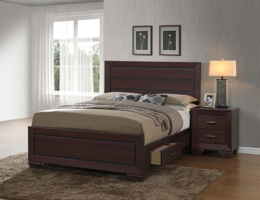 Fenbrook - Transitional Storage Bed Bedroom Set