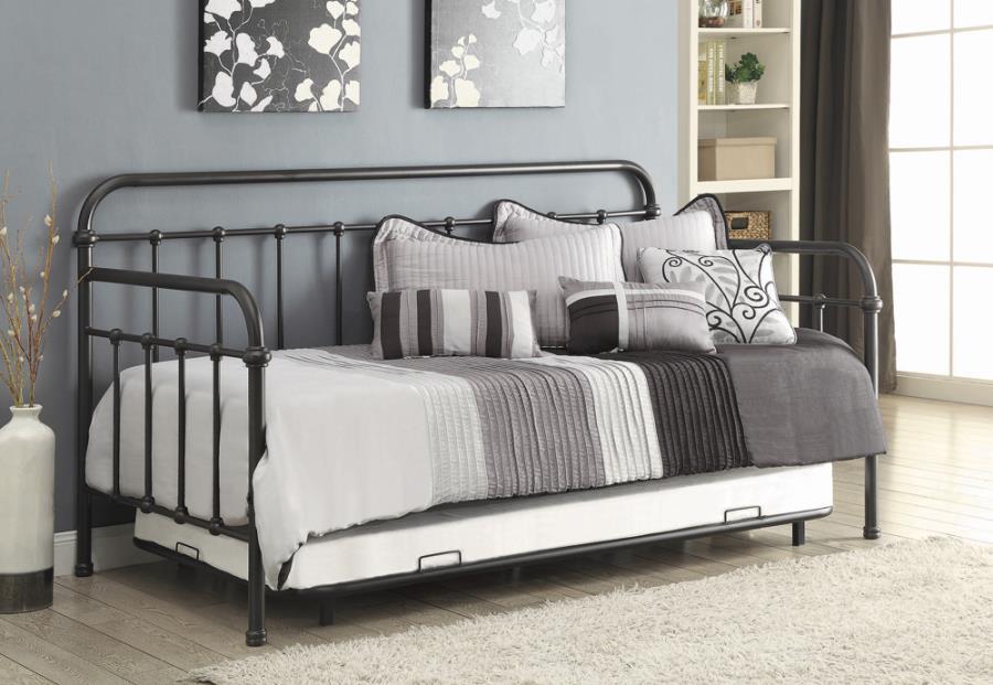 Coaster - Metal Daybed with Trundle