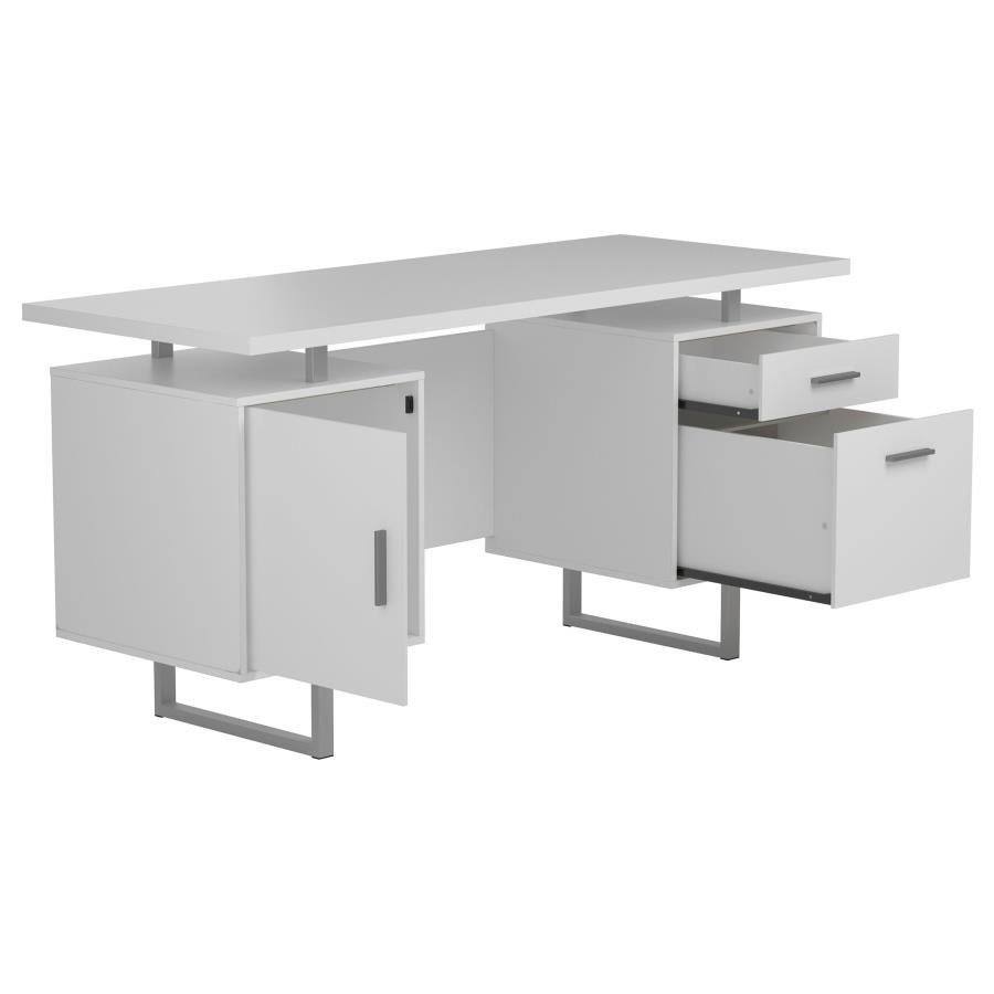 Lawtey - Computer Desk - White