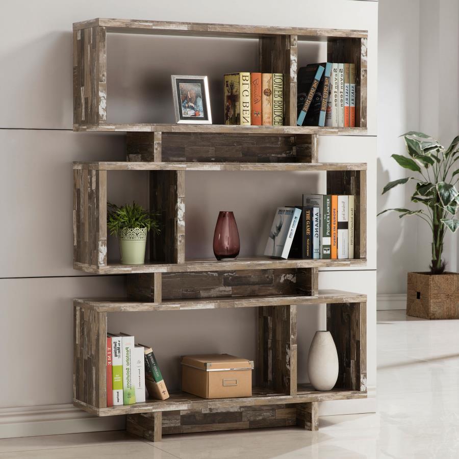 Coaster - 3-tier Geometric Bookcase