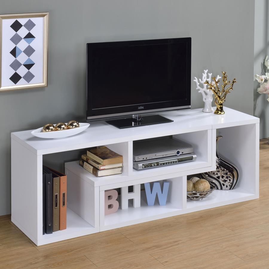 Coaster - Convertible TV Console Bookcase