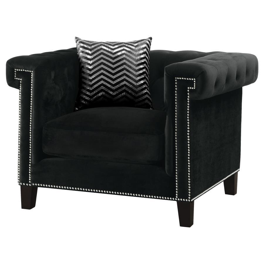 Reventlow - Arm Chair - Black